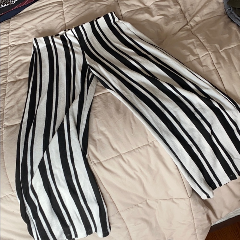 Striped Crop Pants